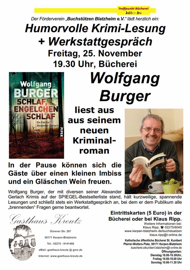 Wolfgang Burger in der Bcherei