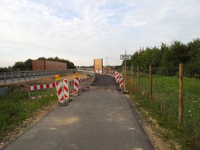 Radweg noch immer Baustelle