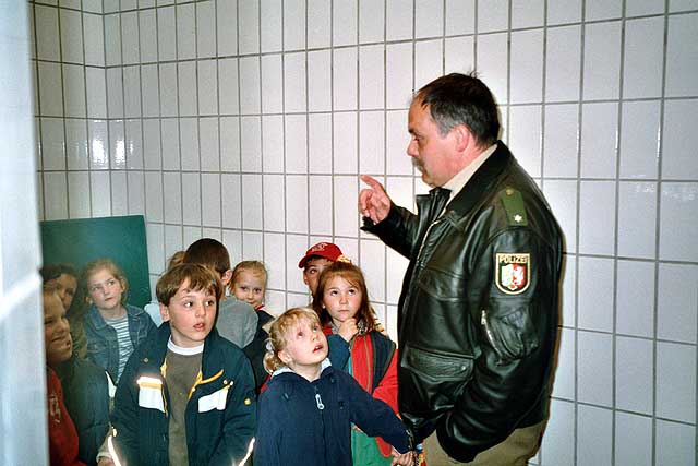 Kindergarten bei der Polizei