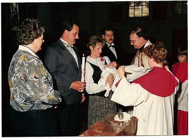 Taufe mit Pfarrer Smialek