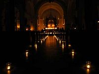 Lichterfeier in der Kirche