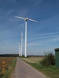 Windräder bei Dorsfeld